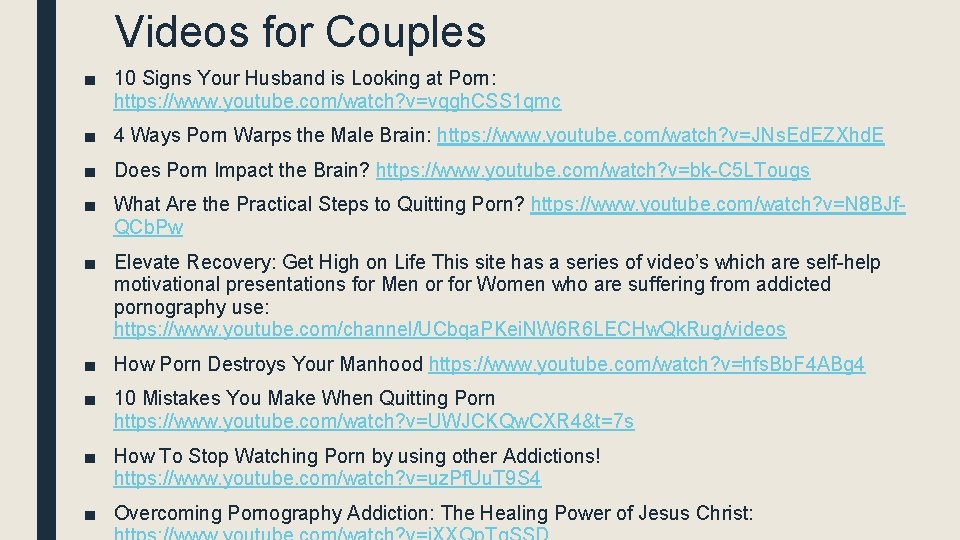 Videos for Couples ■ 10 Signs Your Husband is Looking at Porn: https: //www.