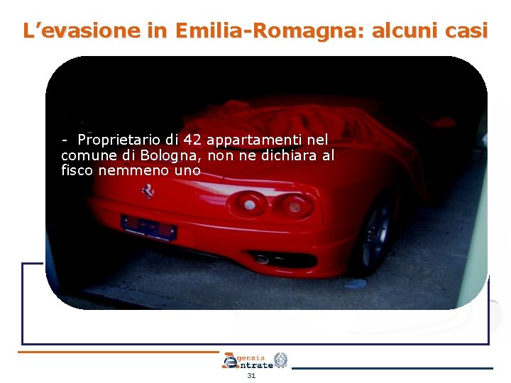 L’evasione in Emilia-Romagna: alcuni casi - Proprietario di 42 appartamenti nel comune di Bologna,