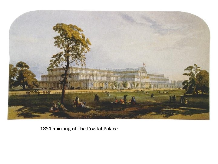 1854 painting of The Crystal Palace 