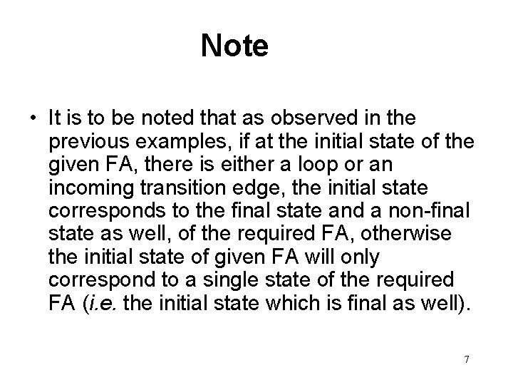 Note • It is to be noted that as observed in the previous examples,