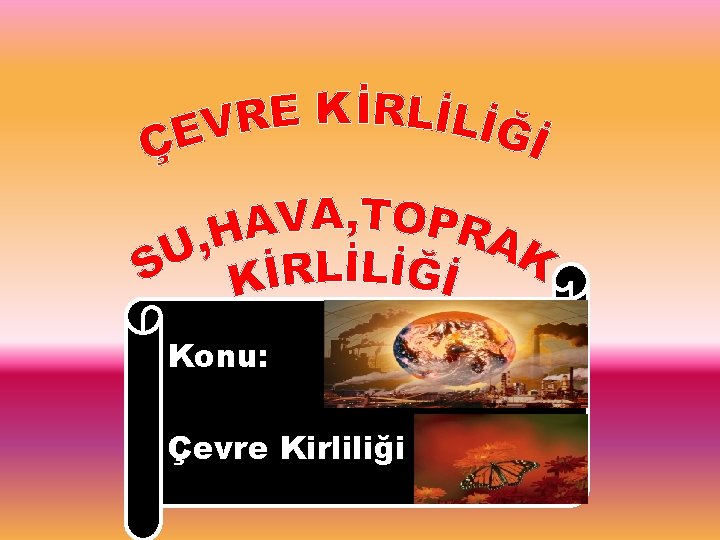 Konu: Çevre Kirliliği 