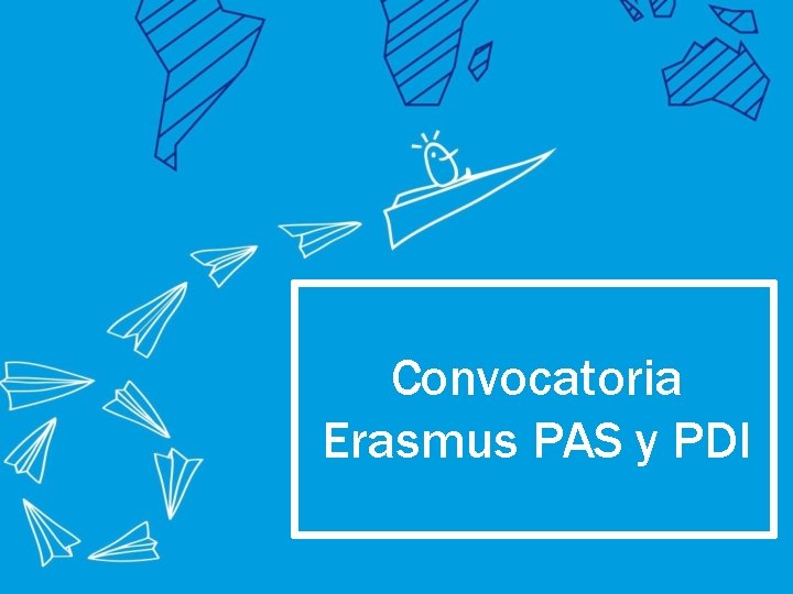 Convocatoria Erasmus PAS y PDI 