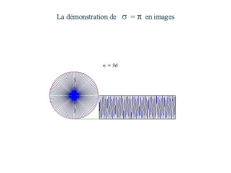 La démonstration de s = p en images 