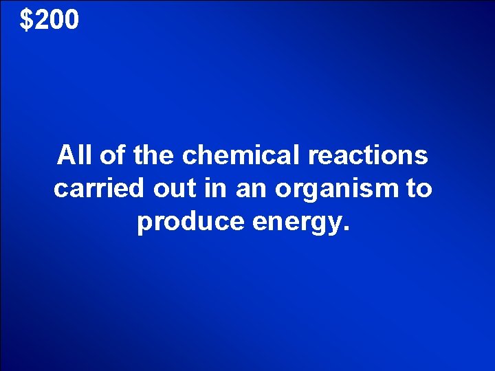 © Mark E. Damon - All Rights Reserved $200 All of the chemical reactions