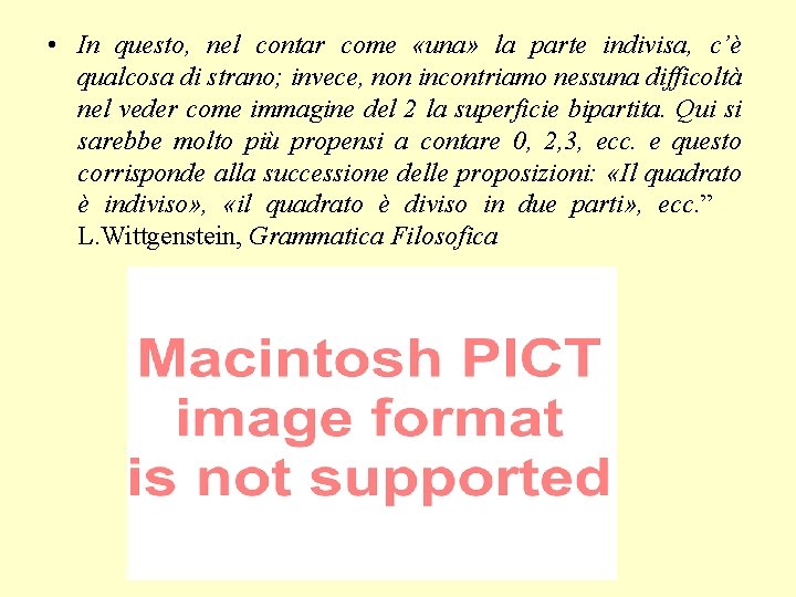  • In questo, nel contar come «una» la parte indivisa, c’è qualcosa di