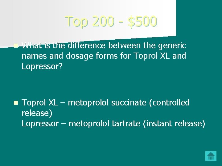 Top 200 - $500 n What is the difference between the generic names and Top 200 - $500 n What is the difference between the generic names and
