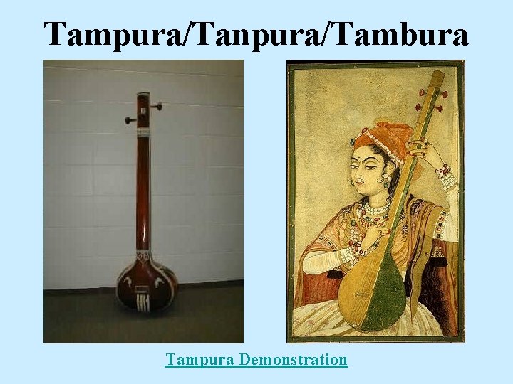 Tampura/Tanpura/Tambura Tampura Demonstration 