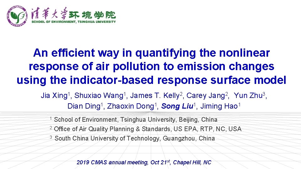 An efficient way in quantifying the nonlinear response of air pollution to emission changes An efficient way in quantifying the nonlinear response of air pollution to emission changes