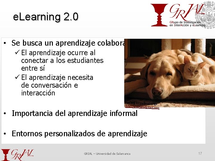 e. Learning 2. 0 • Se busca un aprendizaje colaborativo ü El aprendizaje ocurre