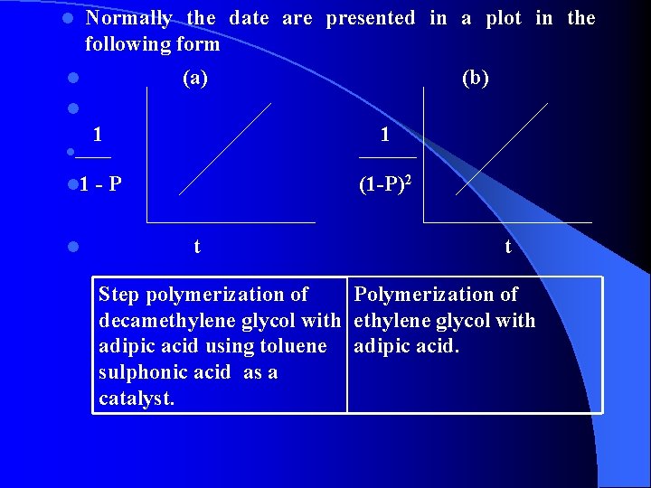 l Normally the date are presented in a plot in the following form l