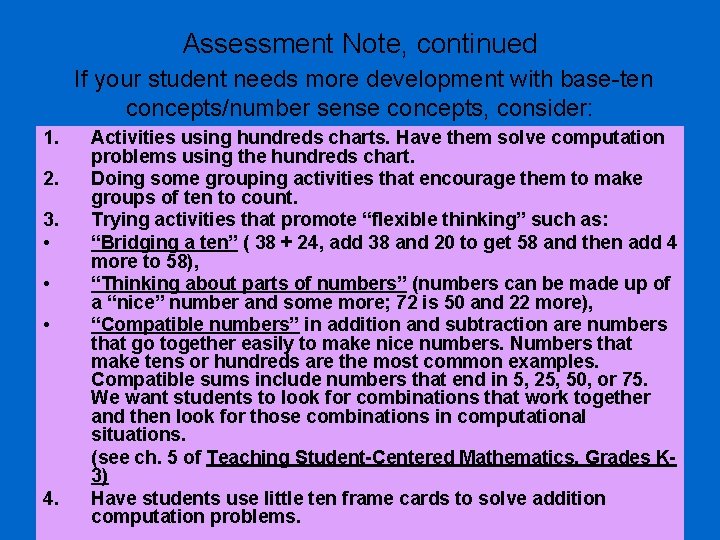 Number Sense Addition And Subtraction Strategies Or Are