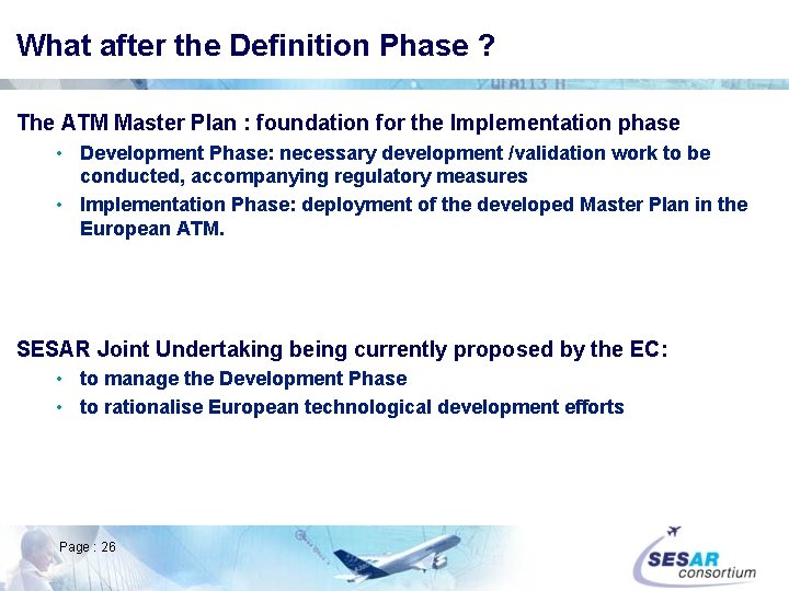 sesar definition phase an introduction