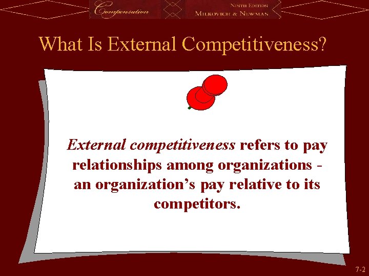 What Is External Competitiveness? External competitiveness refers to pay relationships among organizations an organization’s