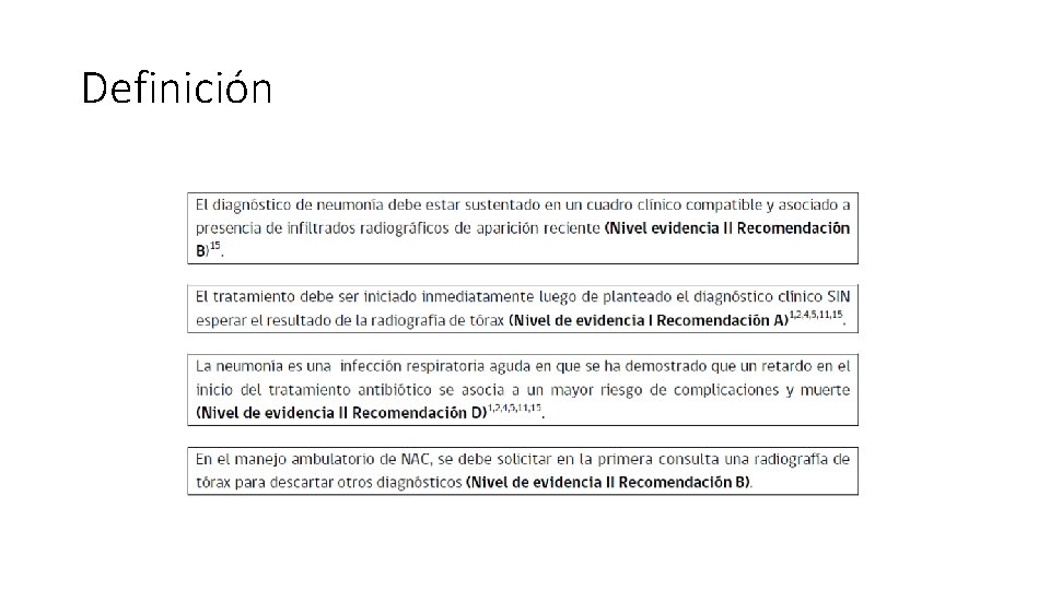 Definición Definición