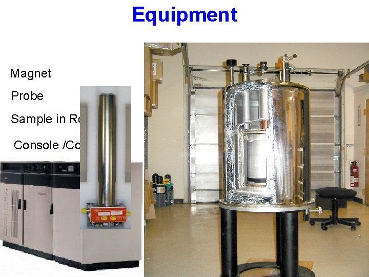 Equipment Magnet Probe Sample in Rotor Console /Computer 