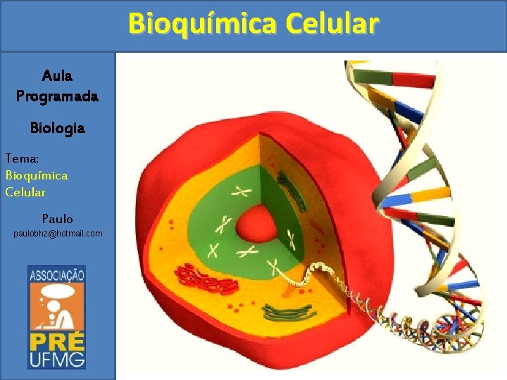 Bioquímica Celular Aula Programada Biologia Tema: Bioquímica Celular Paulo paulobhz@hotmail. com 