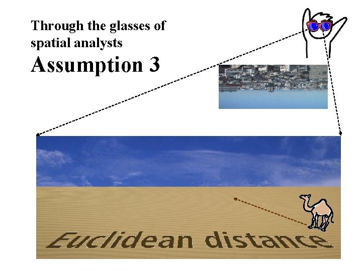 Through the glasses of spatial analysts Assumption 3 