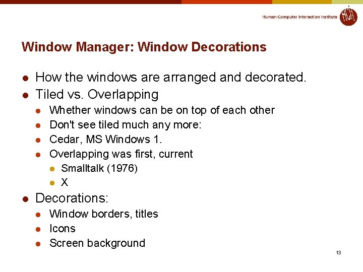 Lecture 3 Overview of UI Software and Tools