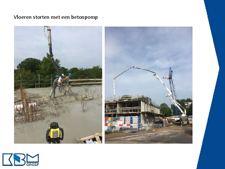 Vloeren storten met een betonpomp 10 