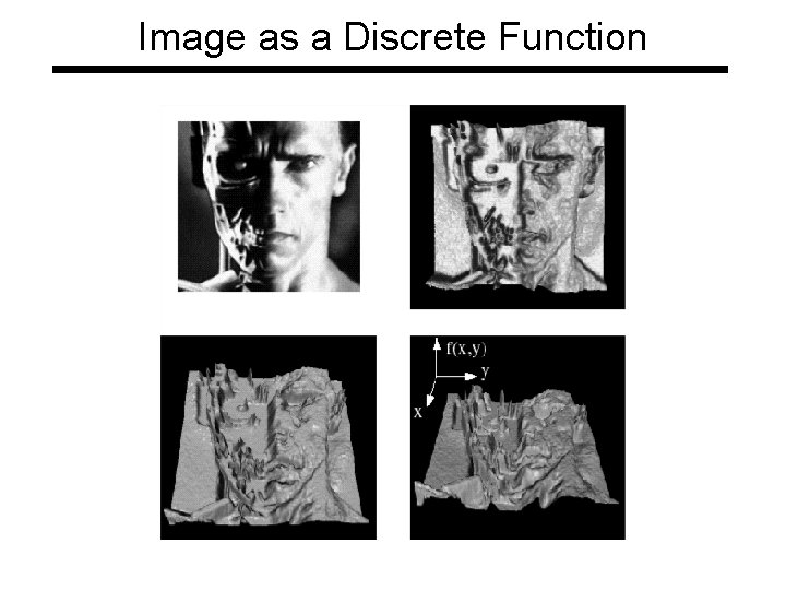 Image as a Discrete Function 