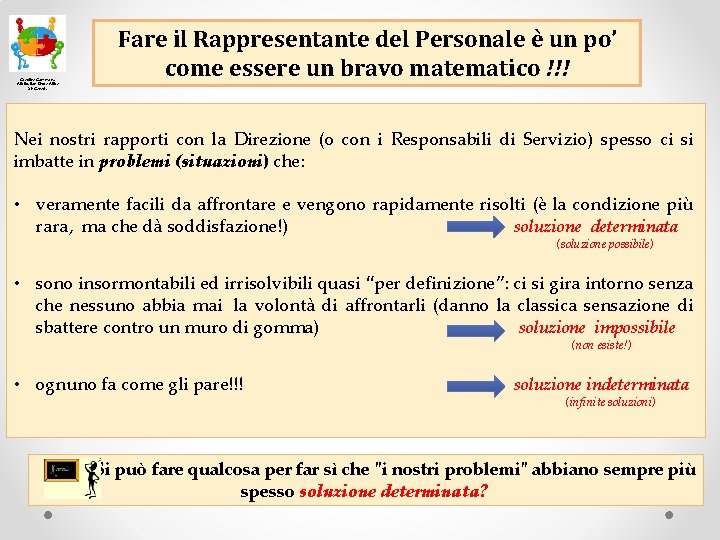 Creative Commons Attribution-Share Alike 2. 0 Generic Fare il Rappresentante del Personale è un