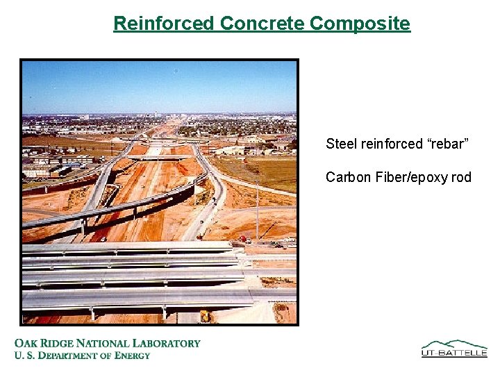 Reinforced Concrete Composite Steel reinforced “rebar” Carbon Fiber/epoxy rod 