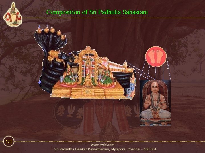 Composition of Sri Padhuka Sahasram 125 Composition of Sri Padhuka Sahasram 125