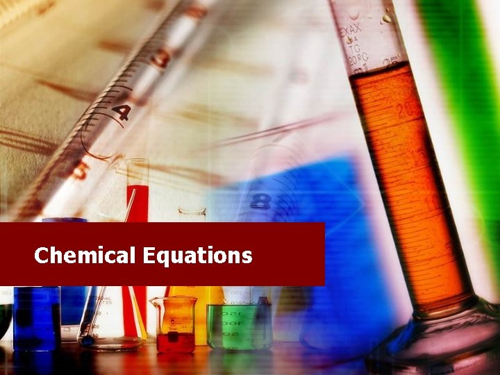 Chemical Equations 