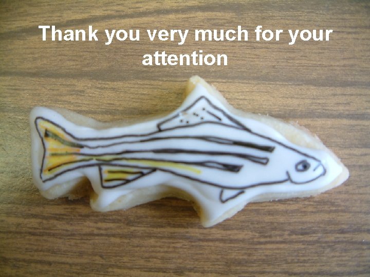 Thank you very much for your attention Thank you very much for your attention