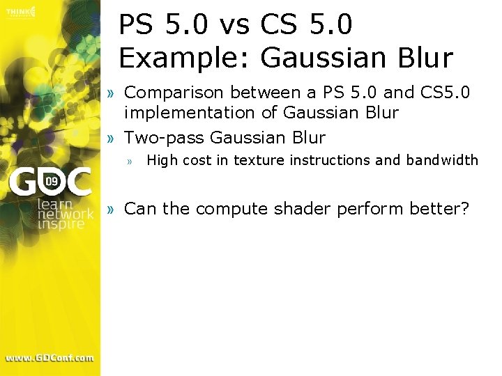 PS 5. 0 vs CS 5. 0 Example: Gaussian Blur » Comparison between a