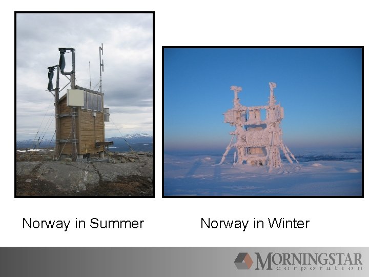 Norway in Summer Norway in Winter 