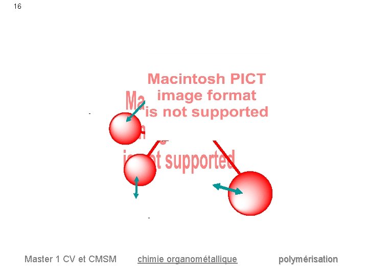 16 Master 1 CV et CMSM chimie organométallique polymérisation 