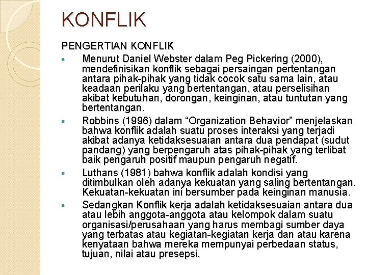 Pertemuan 6 Stres Dan Konflik Oleh Tim Dosen