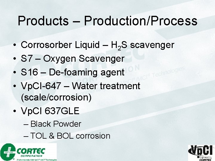 Basics of the Oil Gas Petrochemical Industries Cortec