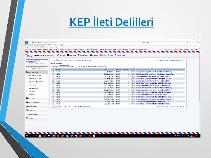 KEP İleti Delilleri 