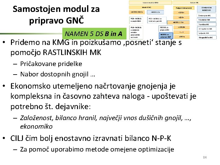 Samostojen modul za pripravo GNČ NAMEN 5 DS B in A • Pridemo na