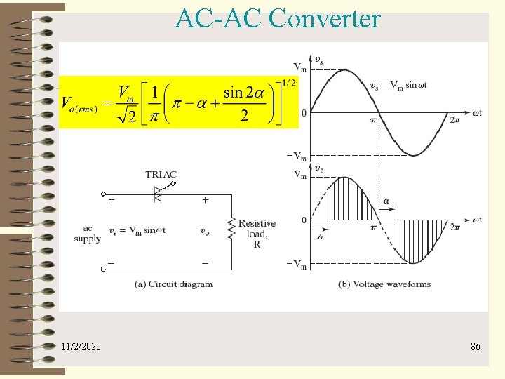 AC-AC Converter 11/2/2020 86 