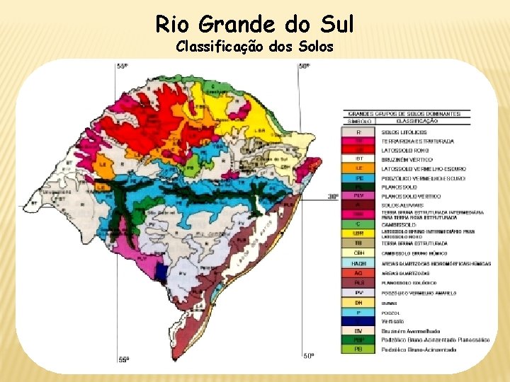 Rio Grande do Sul Classificação dos Solos 