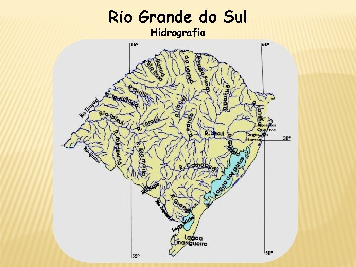 Rio Grande do Sul Hidrografia 
