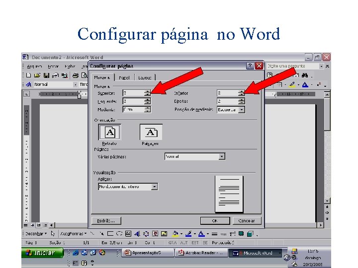 Configurar página no Word 
