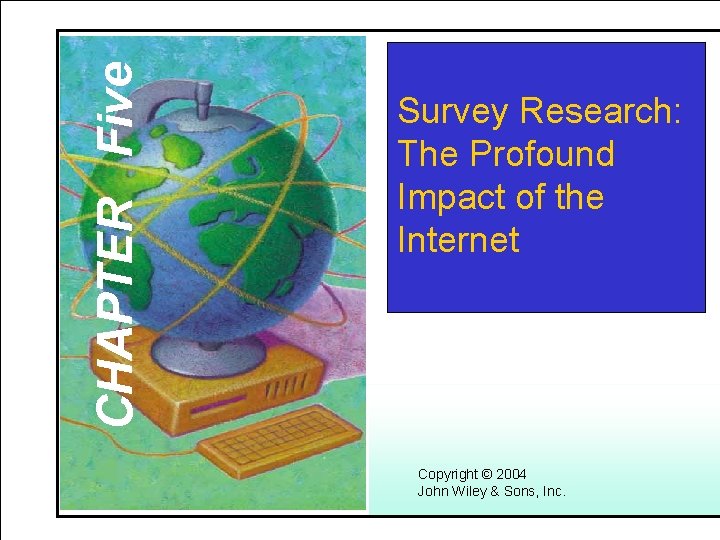 CHAPTER Five Learning Objectives Survey Research: The Profound Impact of the Internet Copyright ©