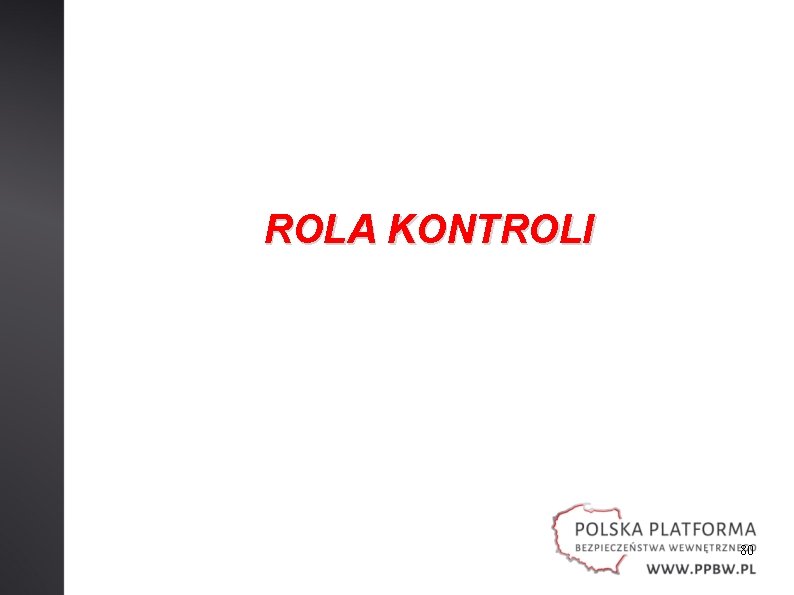 ROLA KONTROLI 80 