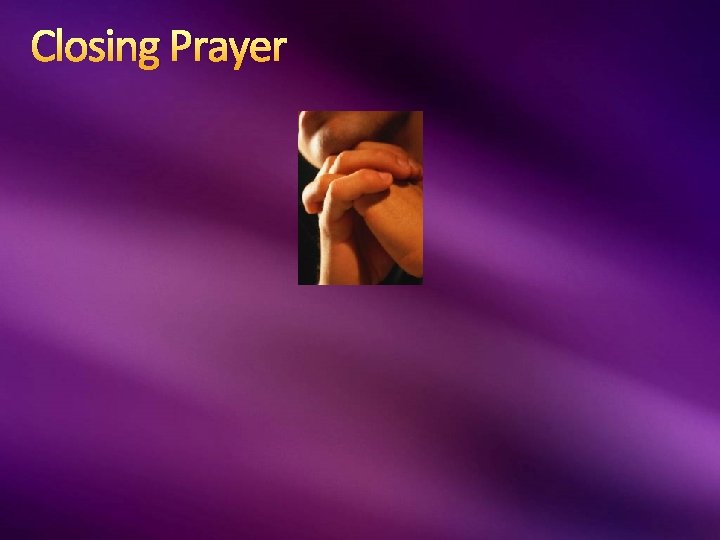 Closing Prayer 