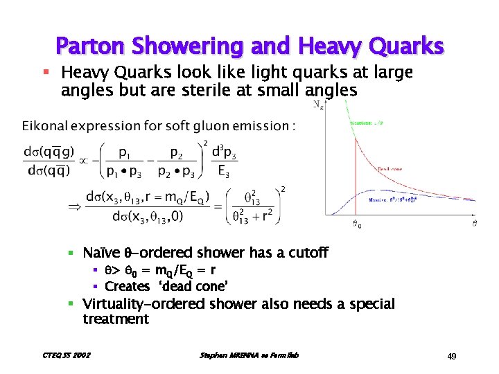 Parton Showering and Heavy Quarks § Heavy Quarks look like light quarks at large