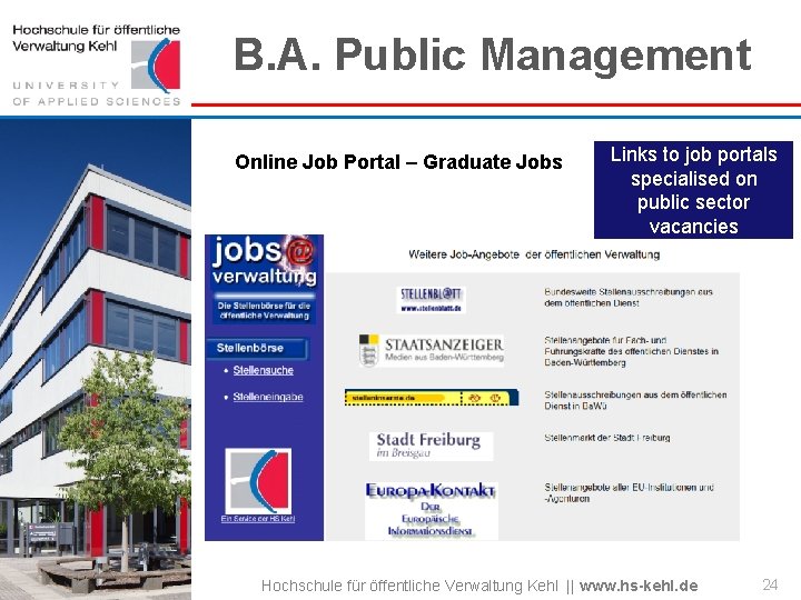 B. A. Public Management Online Job Portal – Graduate Jobs Links to job portals