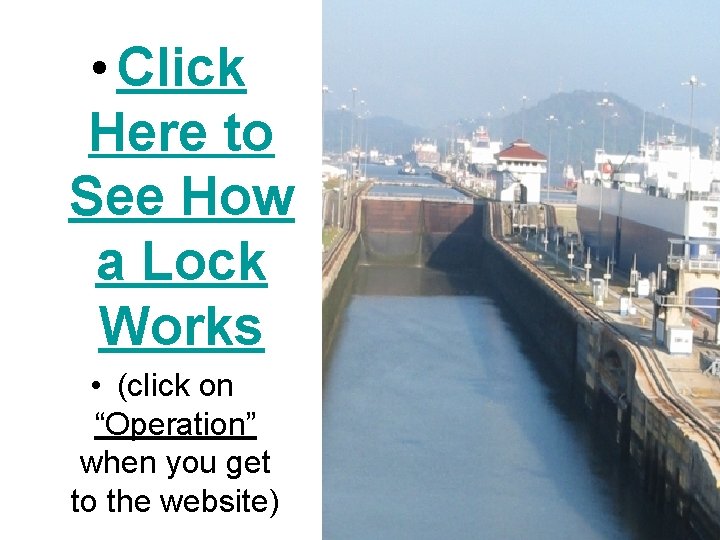  • Click Here to See How a Lock Works • (click on “Operation”