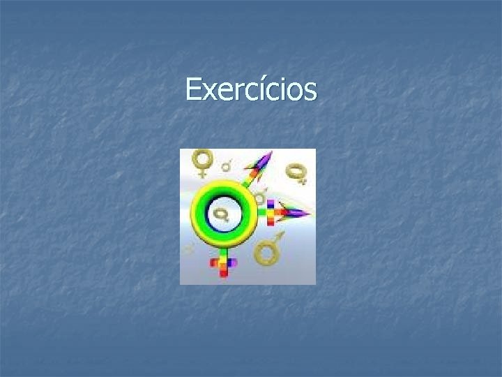 Exercícios 