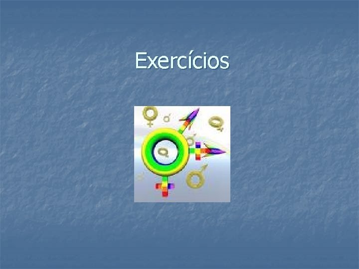 Exercícios 