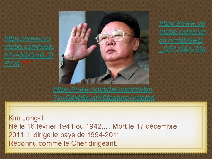 https: //www. yo utube. com/watc h? v=Nb. Gw. B_D P 1 XI *** https: