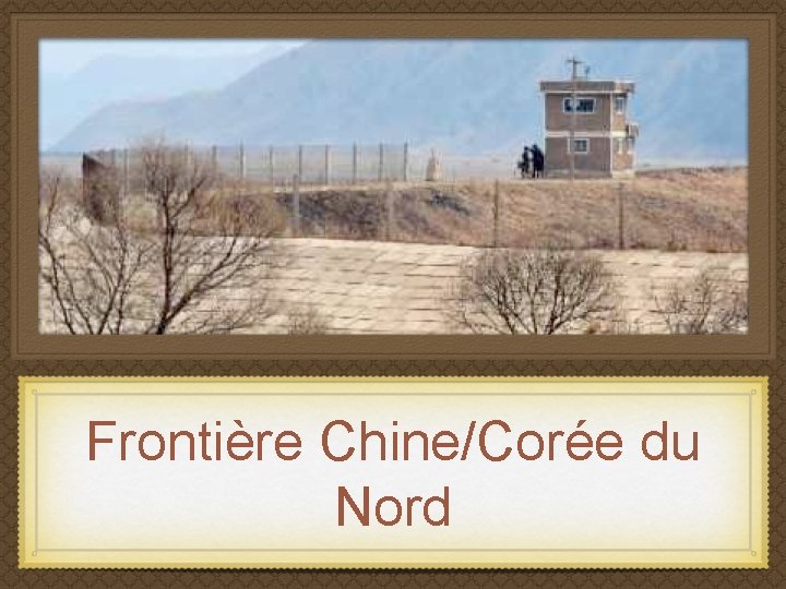 Frontière Chine/Corée du Nord 
